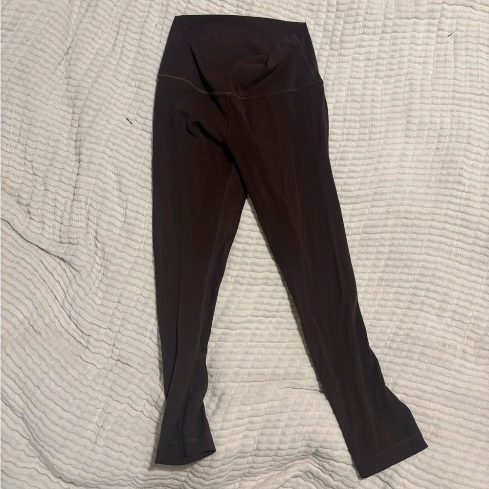 Brown High-Waisted Leggings